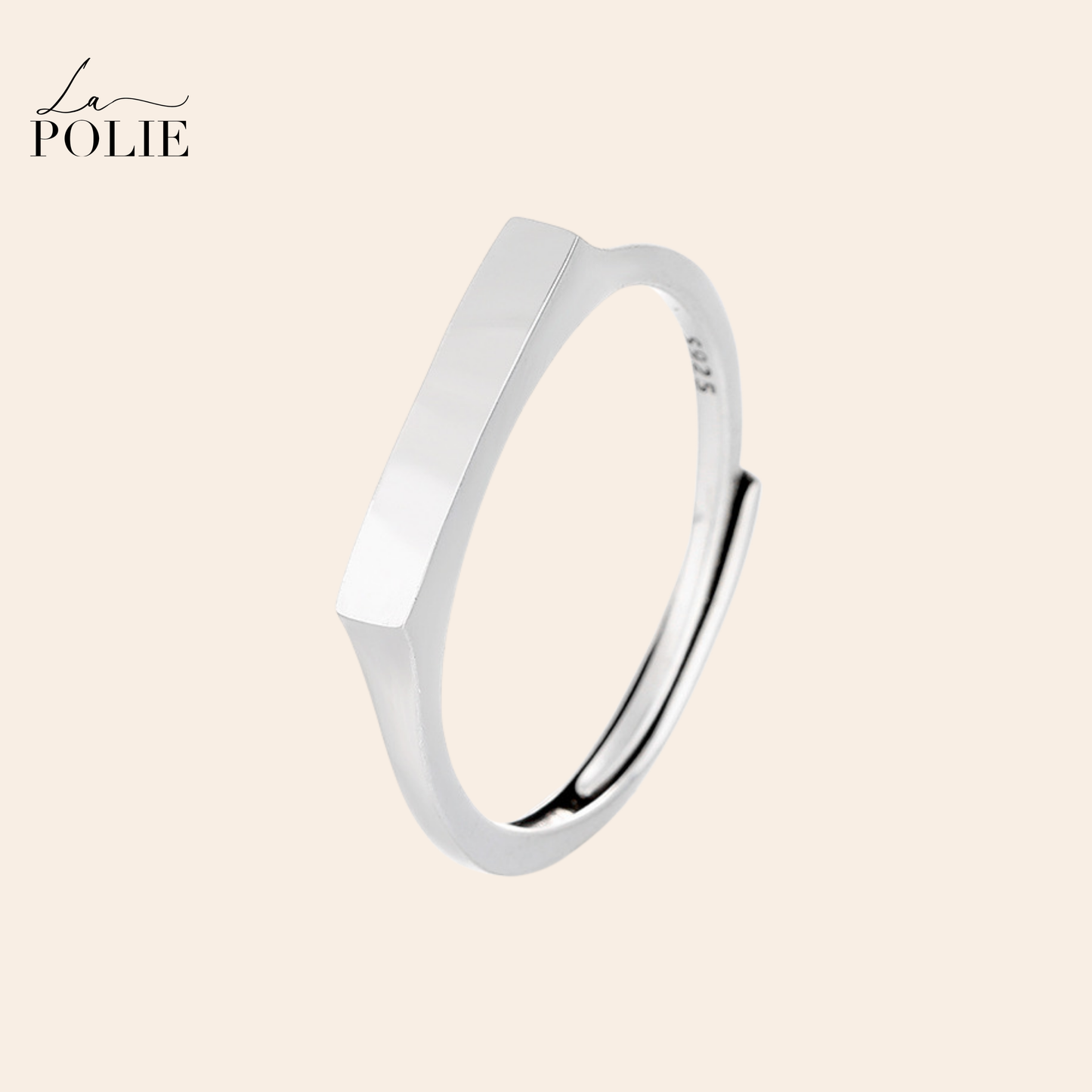 Anel Prata 925 I Love Jesus